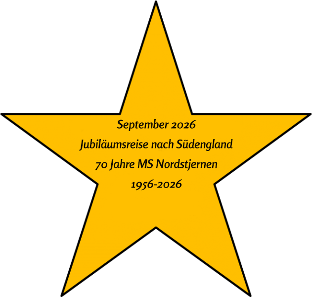 September 2026: Jubiläumsreise nach Südengland - 70 Jahre MS Nordstjernen 1956-2026
